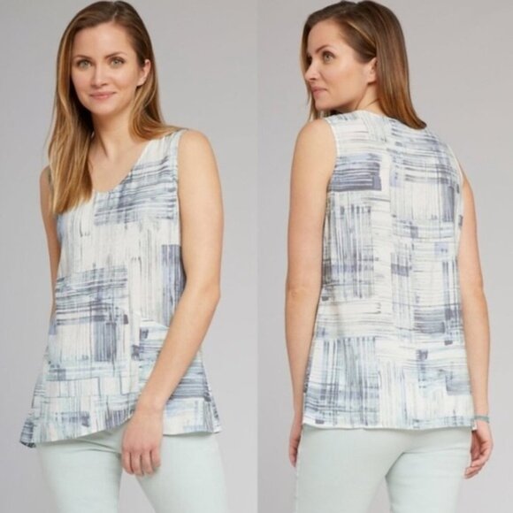 NIC + ZOE SHORELINE GRID TANK TOP - Picture 1 of 6